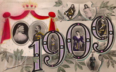 The Romanian Royal Family, 1909