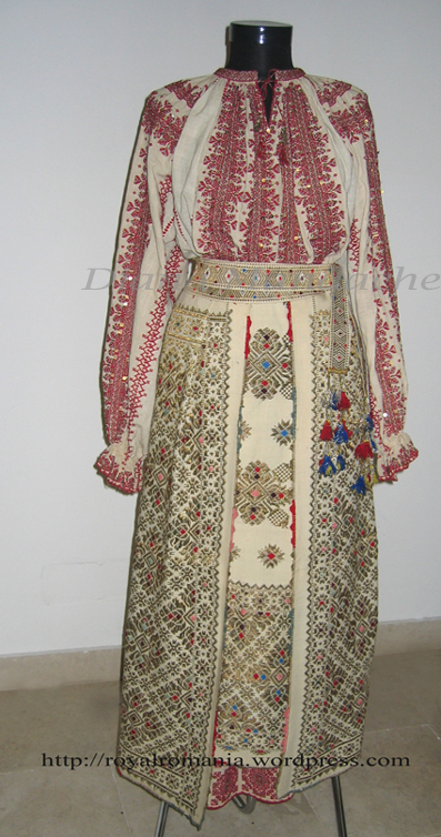 Romanian traditional costume of Helen, Queen-Mother of Romania - Romanian Royal Family collection